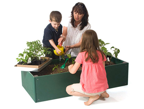outdoor classroom garden box
